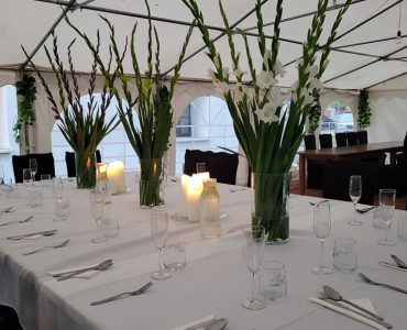 namiot zewnętrzny kolacja uroczysta